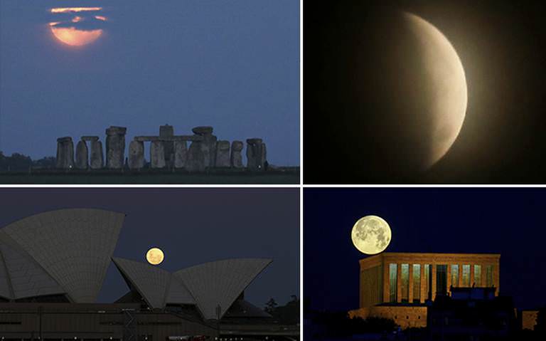 Eclipse de Luna Puebla México super luna de sangre