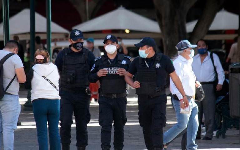 Policias de la extinta area de Vialidad refuerzan la seguridad en el centro